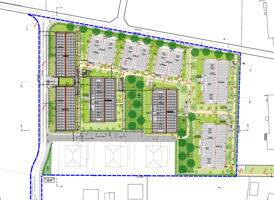 St-aubin plan masse toiture